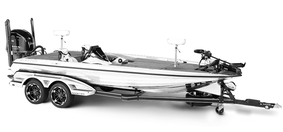 Skeeter Boat FX21  EMBLEM  BLACK/RED/SILVER     4"         91171415 