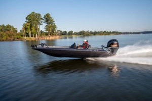 zx150 running across the lake