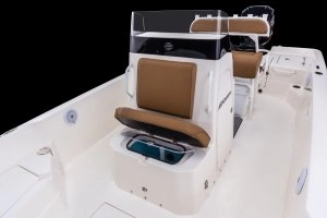 front console open baitwell and seating