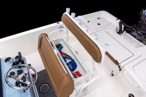 lean post rod holders and storage