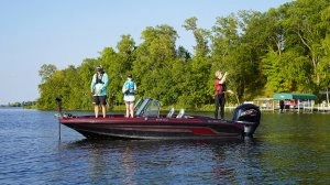 side shot in water fishing